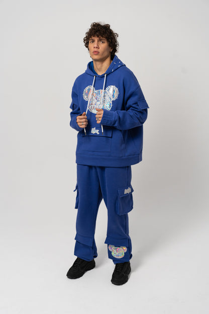 BLUE ICE CARGO SWEATPANTS