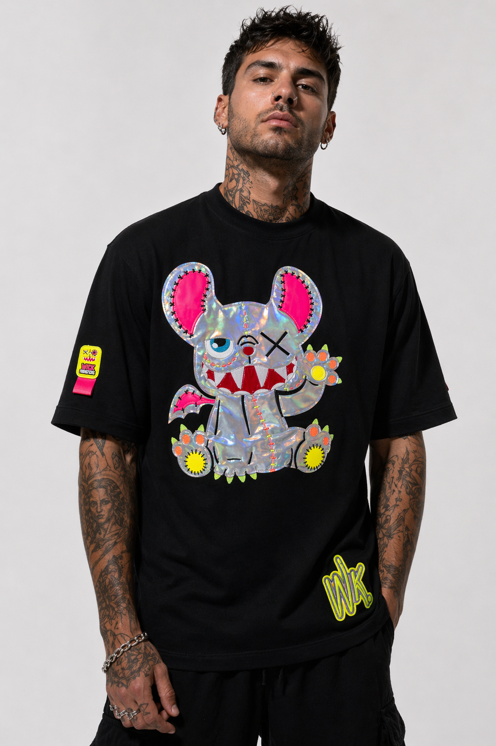 Neon Royal T-shirt Black