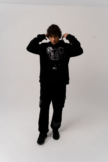 BLACK ICE CARGO SWEATPANTS