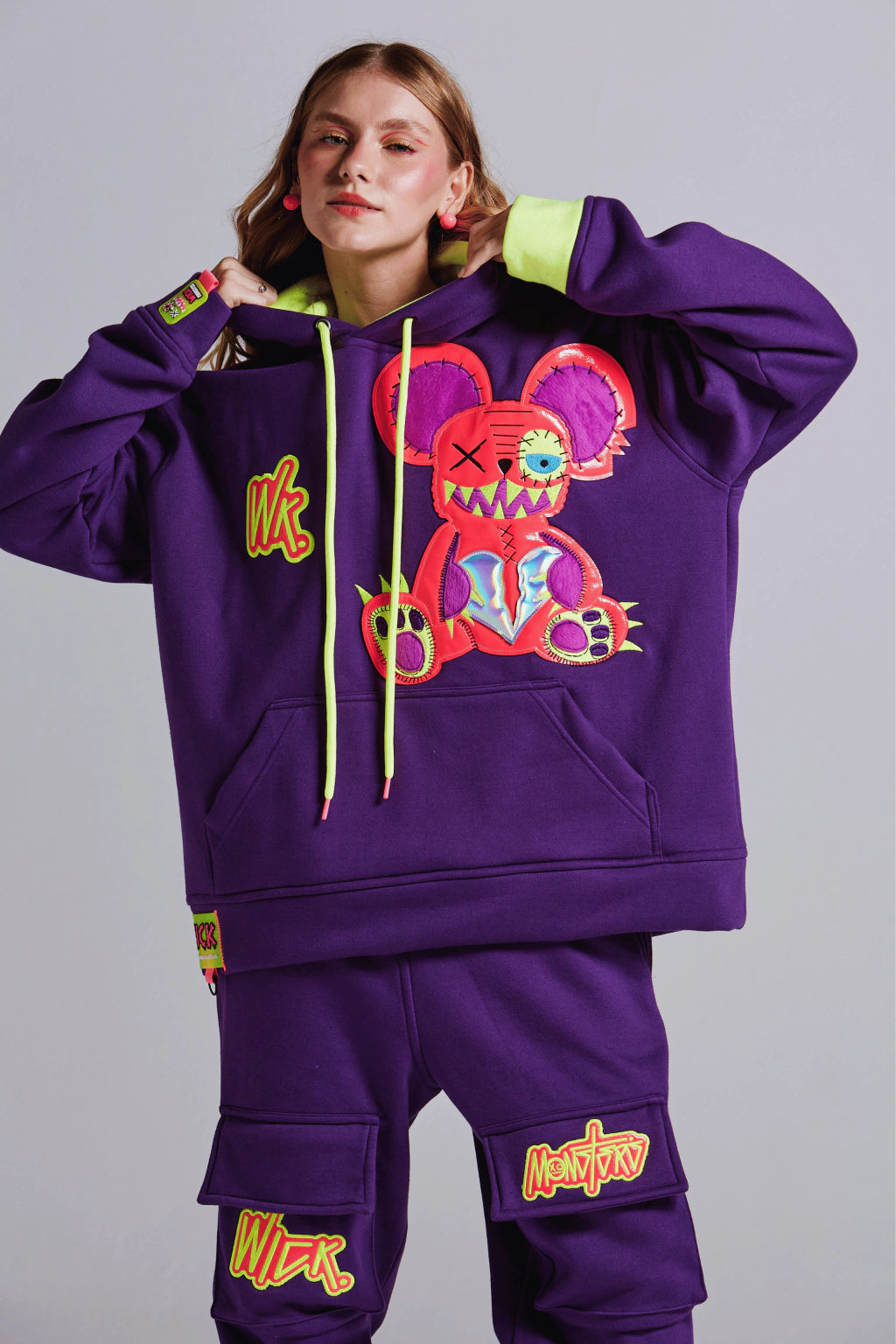 LOVE PURPLE HOODIE