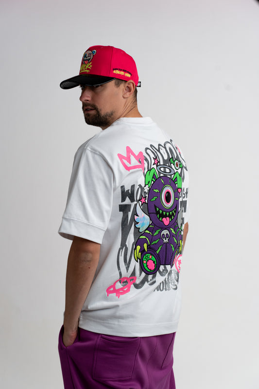 WARLOCK OVERSIZED T-SHIRT WHITE