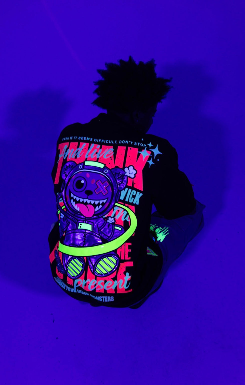 TOXIC SPACE BLACK T-SHIRT