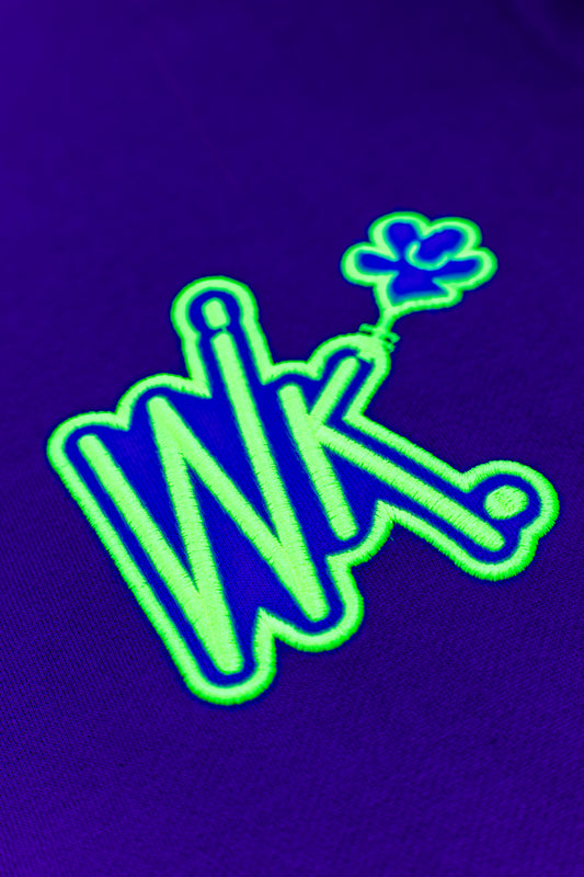 NEON TOXIC CUTIE HOODIE PURPLE