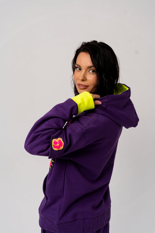 LOVE HOODIE PURPLE