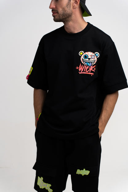 T-SHIRT OVERSIZED TOXIC BLACK