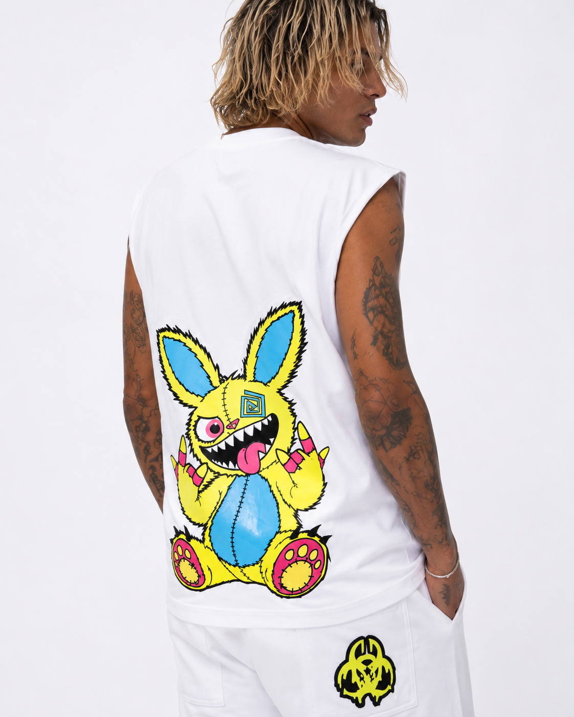 REBEL TANK TOP WHITE