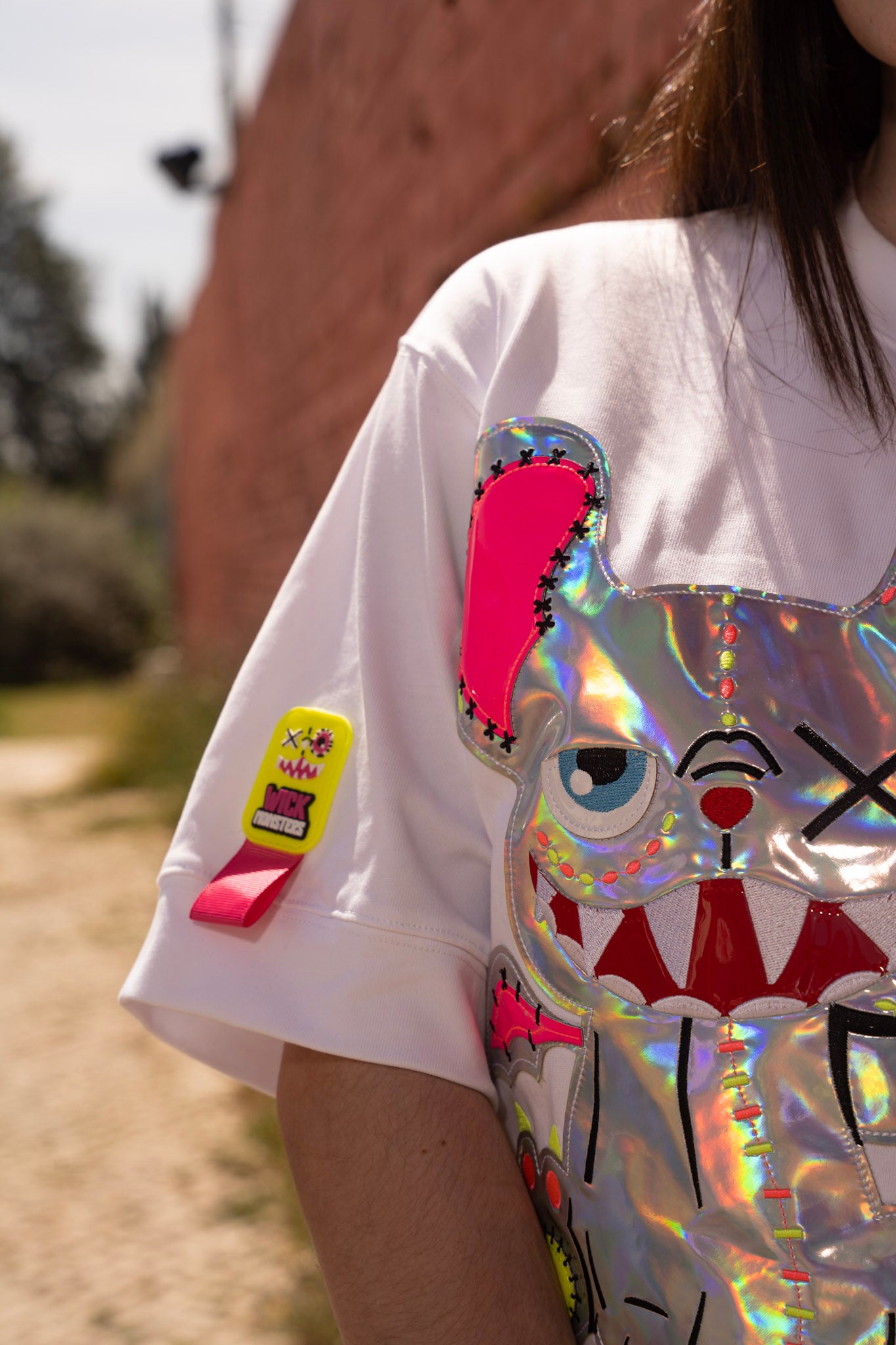 Neon Royal T-shirt White