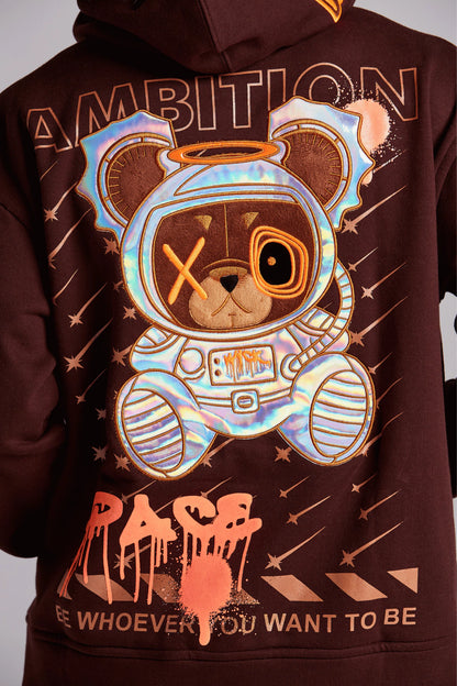 SPACE BROWN HOODIE