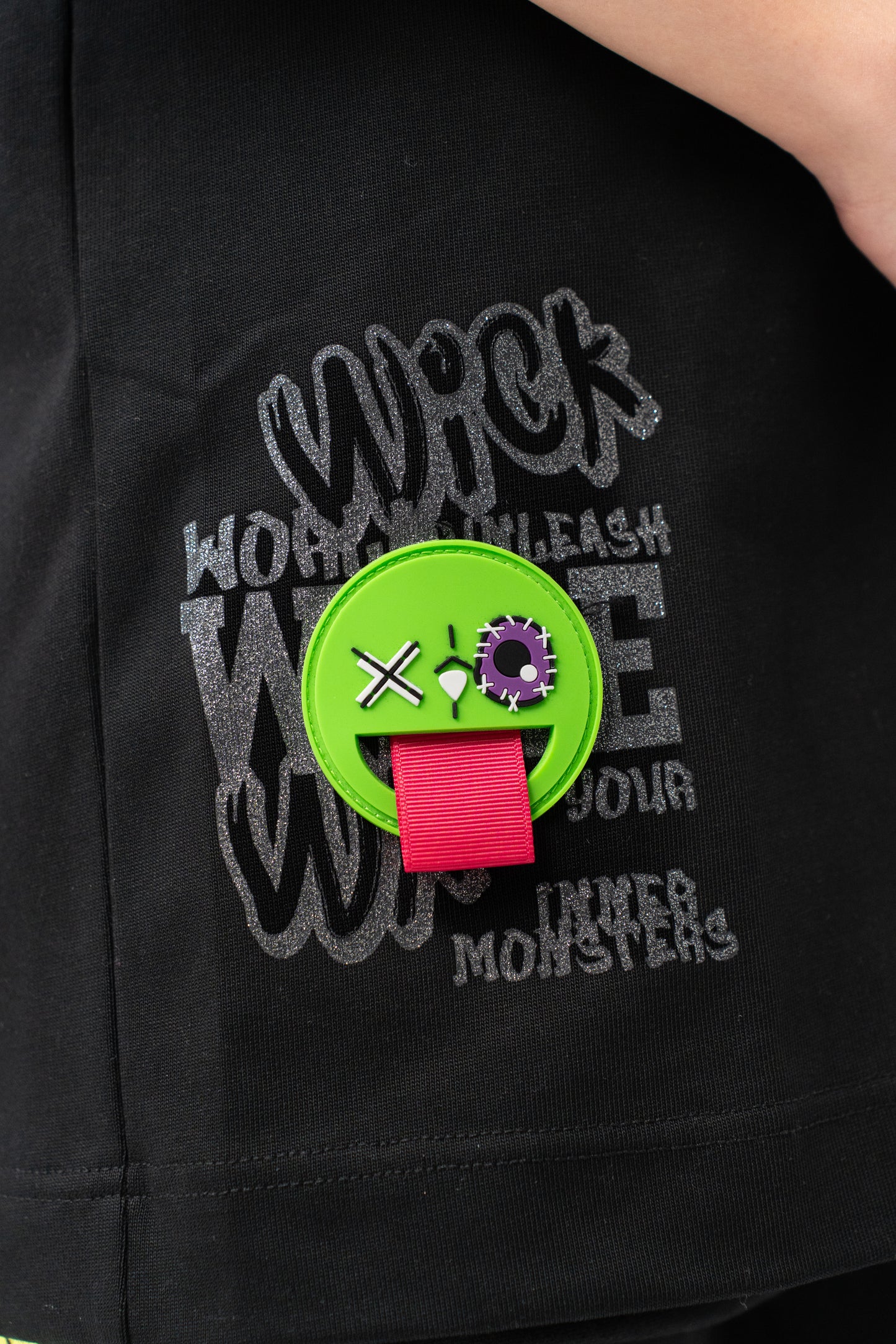 T-SHIRT OVERSIZED WARLOCK BLACK