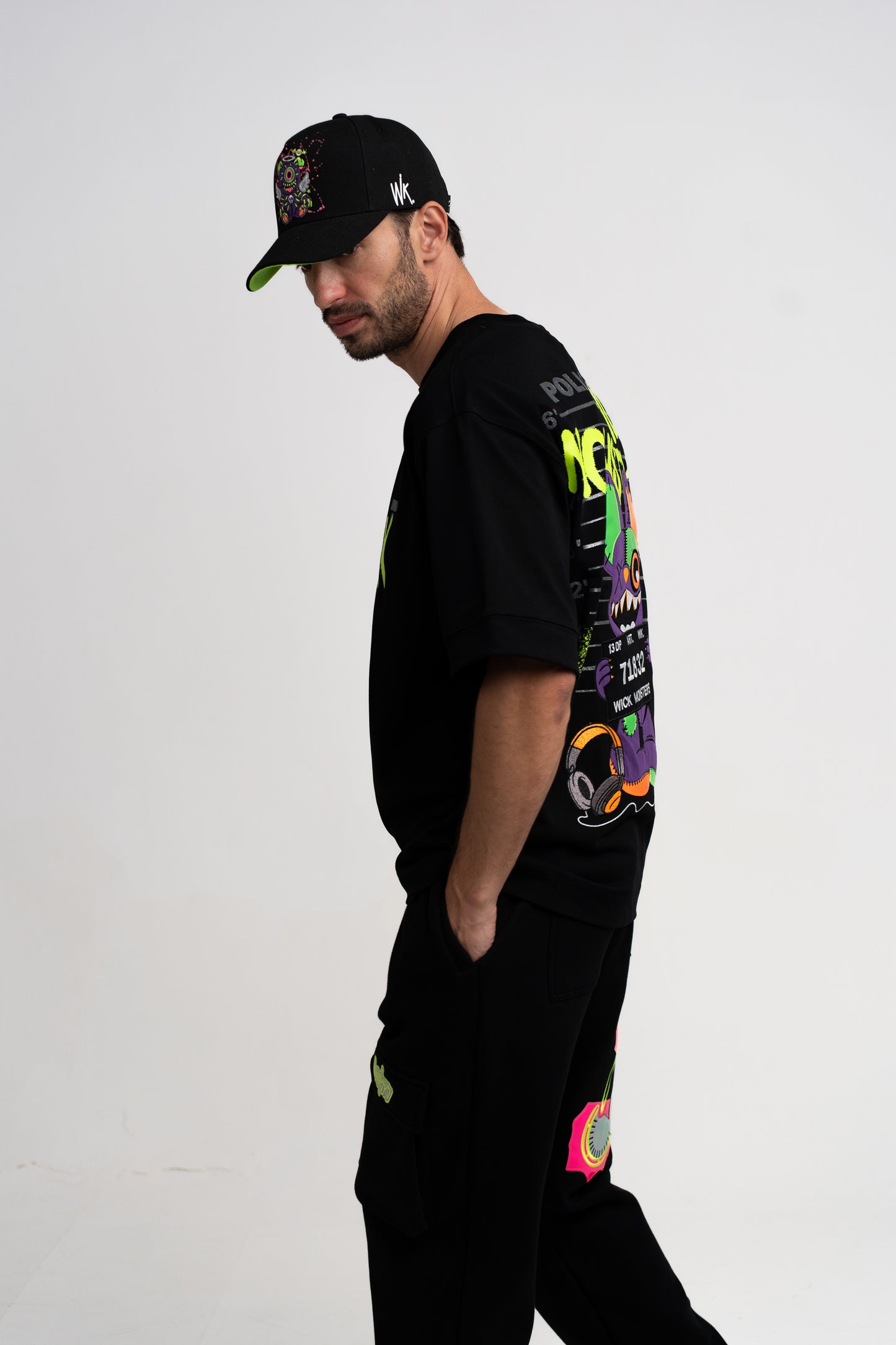 T-SHIRT OVERSIZED SWAT BLACK