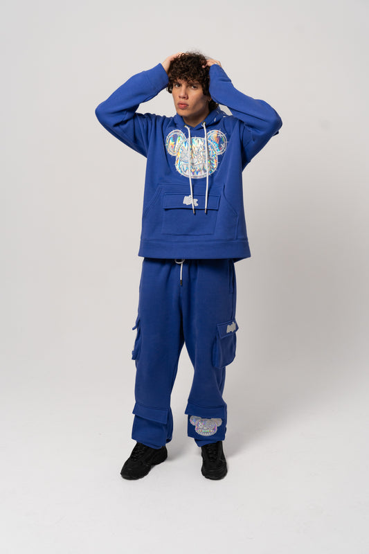 ICE CARGO SWEATPANTS BLUE