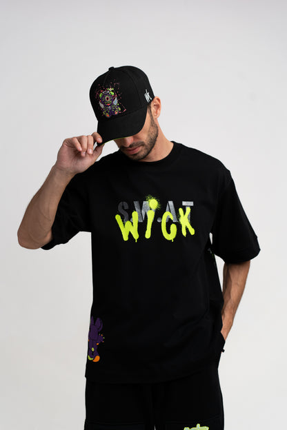 T-SHIRT OVERSIZED SWAT BLACK