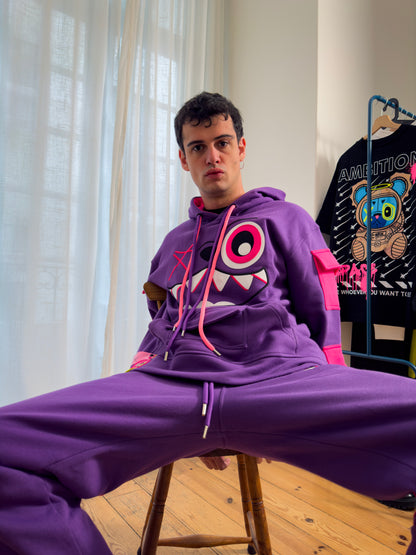 PURPLE & PINK HOODIE