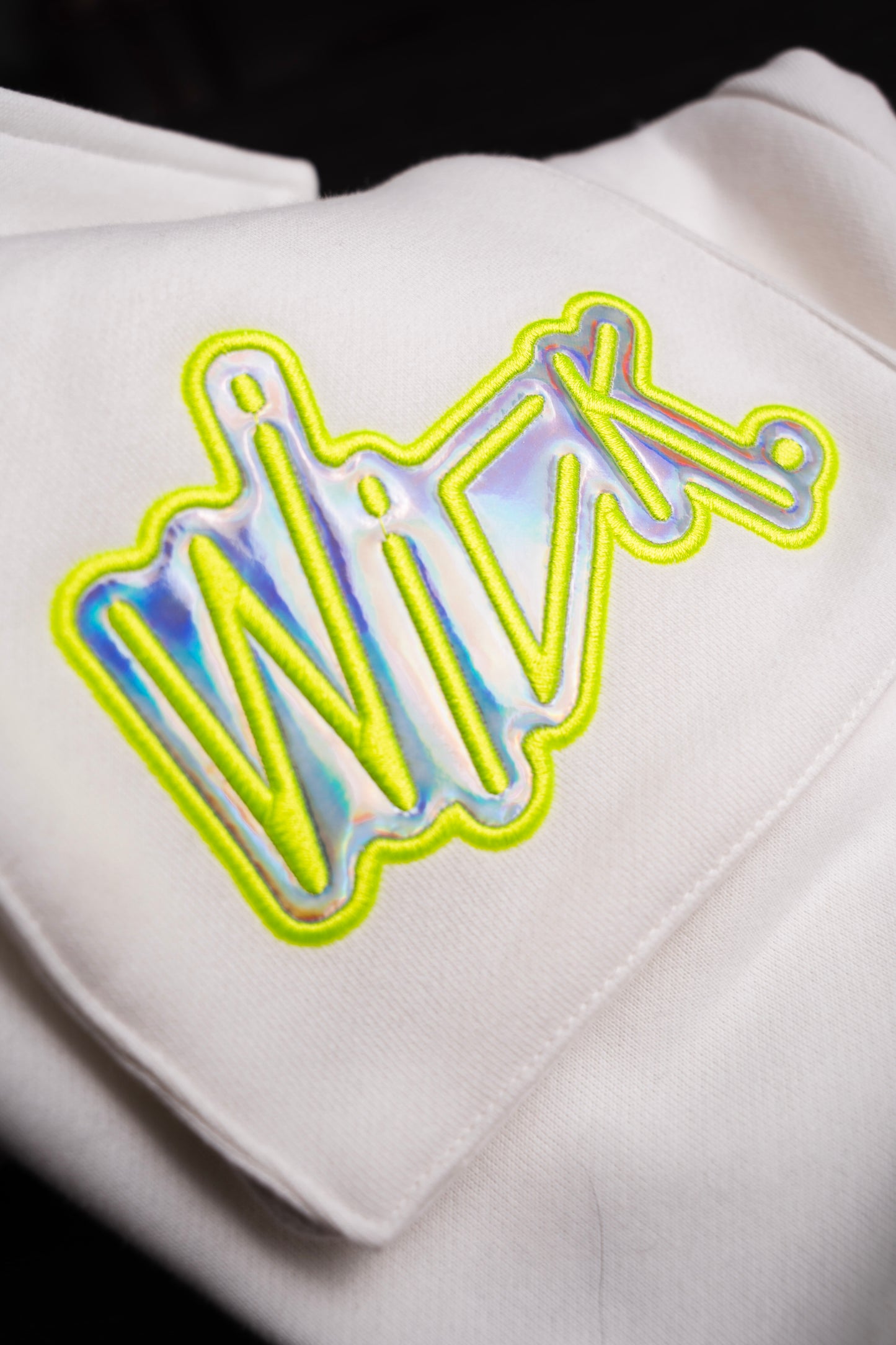 NEON ROYALTY CARGO SWEATPANTS WHITE