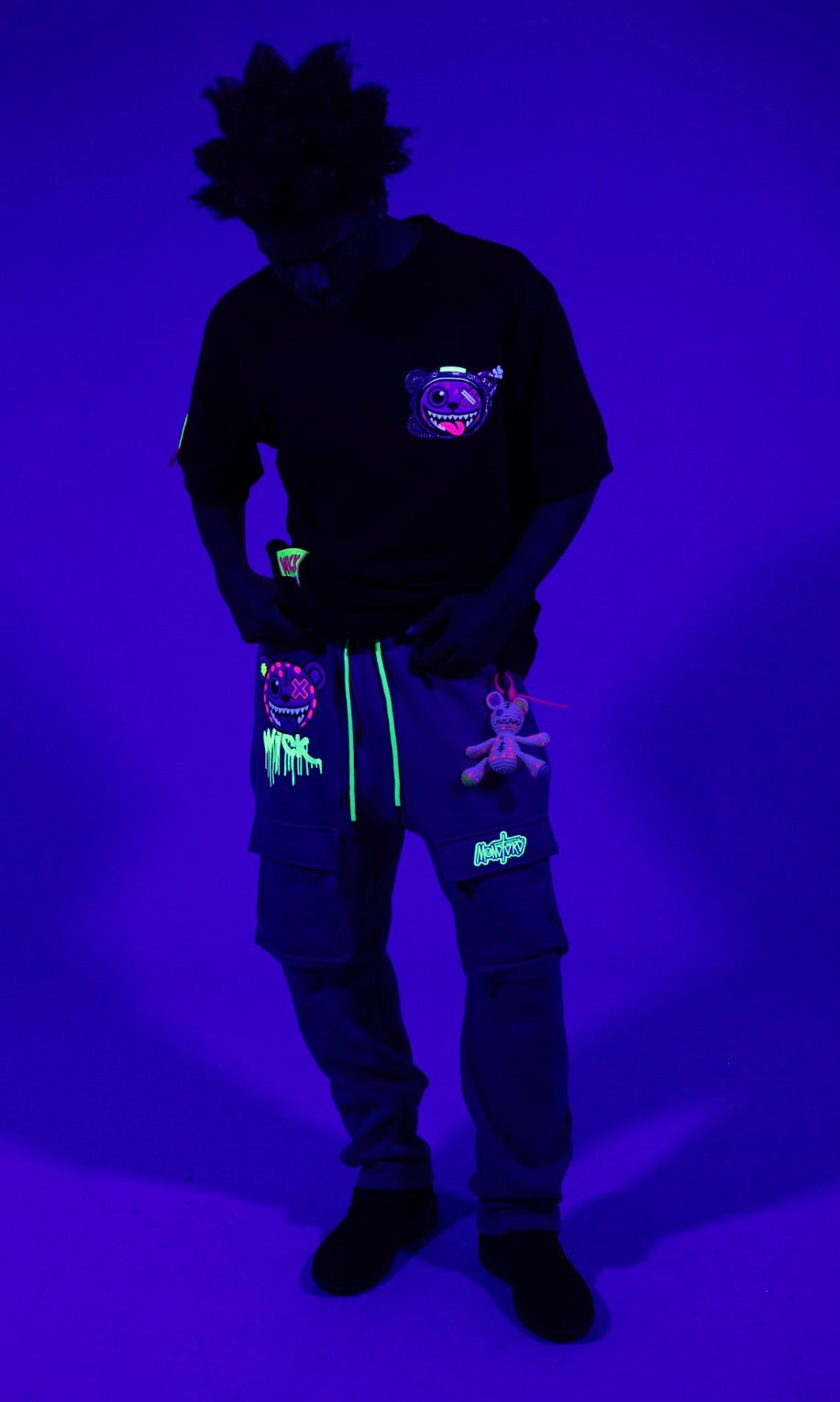 TOXIC SPACE BLACK T-SHIRT