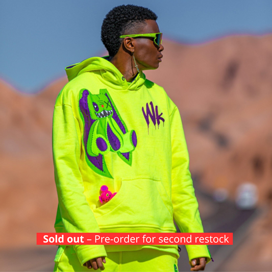 OVERSIZED YELLOW NEON HOODIE MONSTER COLLECTION!