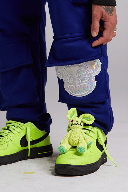 BLUE ICE CARGO SWEATPANTS