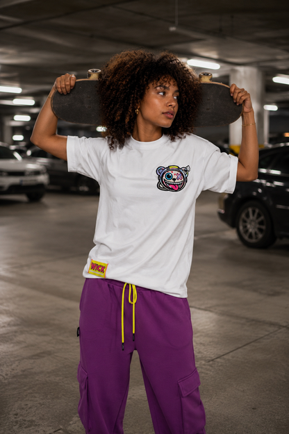 TOXIC SPACE WHITE T-SHIRT