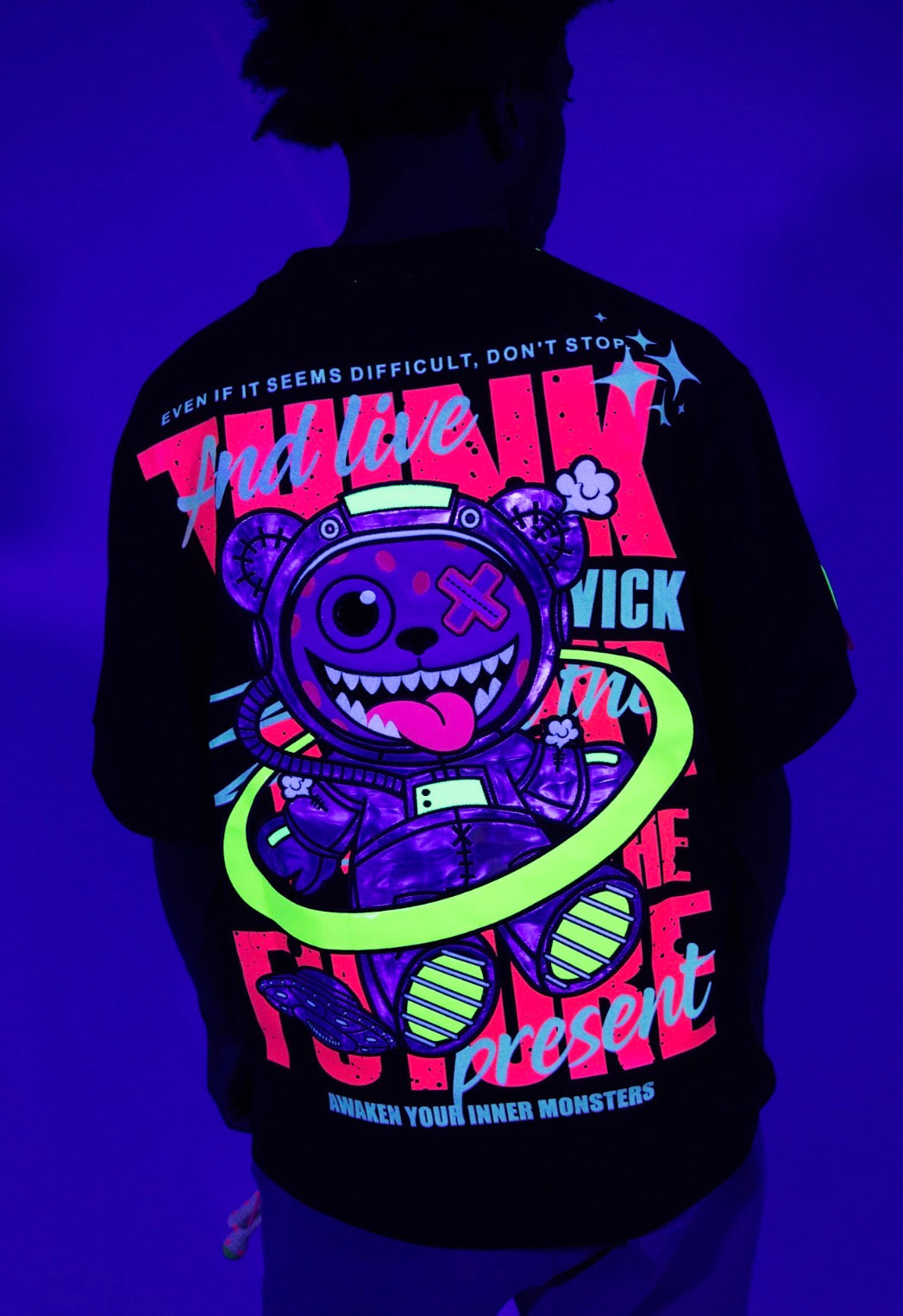 TOXIC SPACE BLACK T-SHIRT