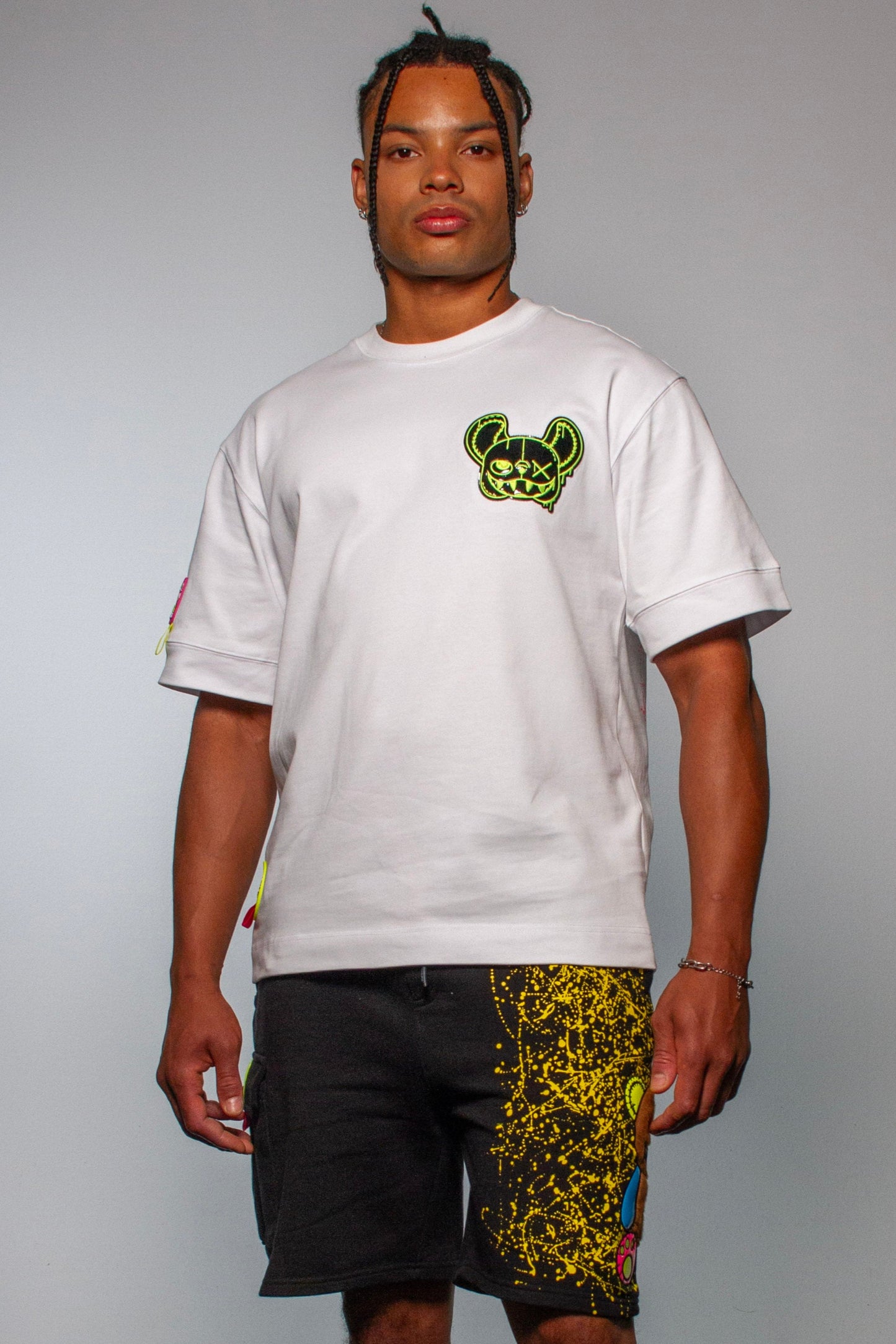 OVERSIZED NR EXPLOSION WHITE PINK