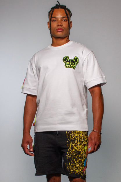 OVERSIZED NR EXPLOSION WHITE PINK