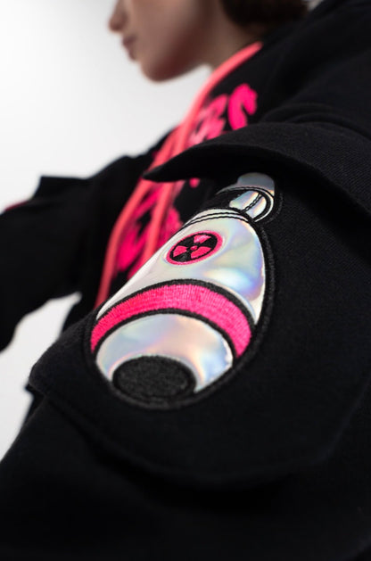 Royal Chameleon Black Hoodie