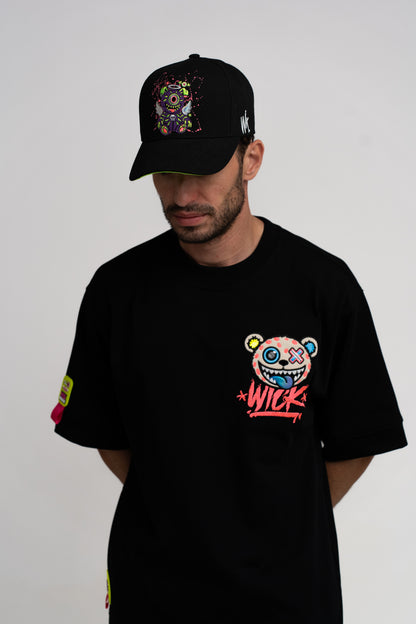 T-SHIRT OVERSIZED TOXIC BLACK