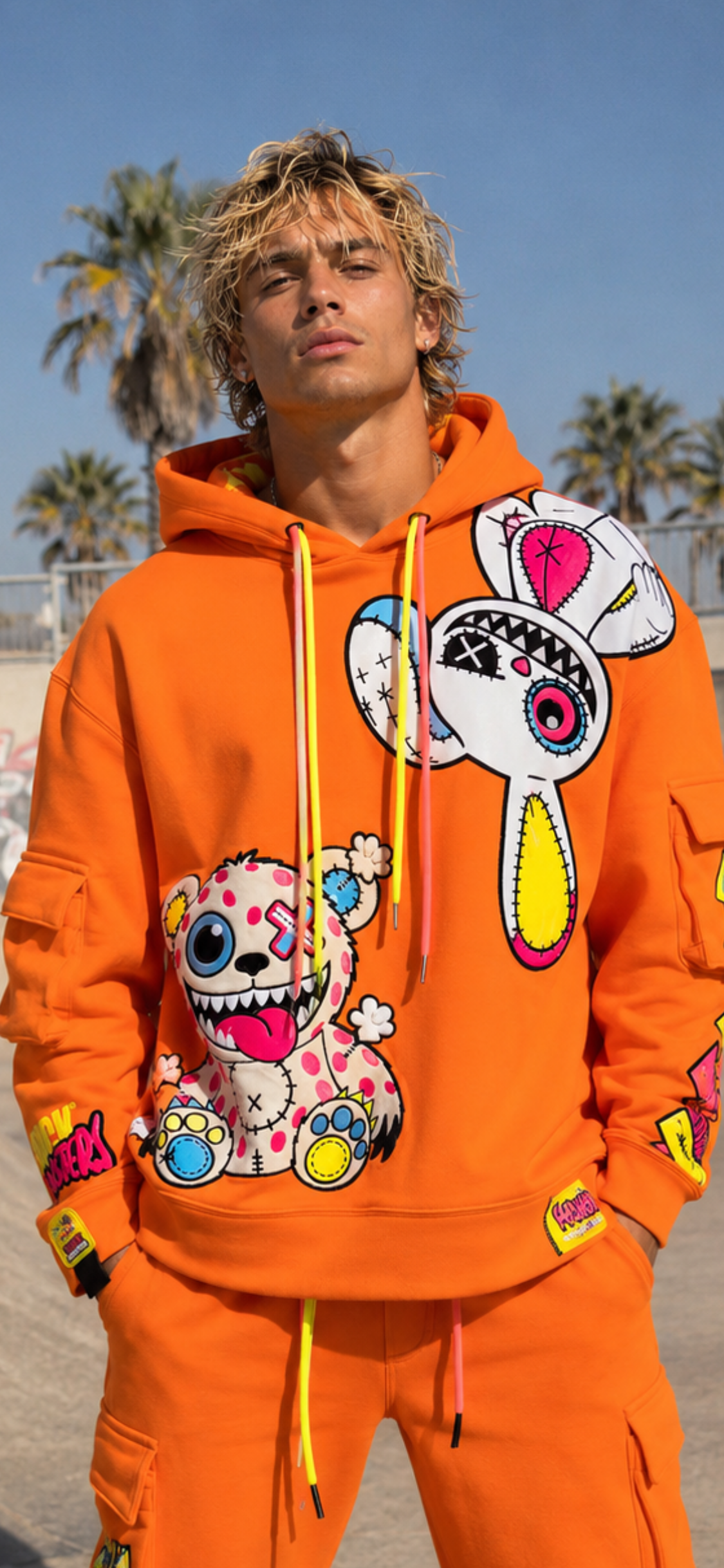 Toxic Candy Orange Hoodie
