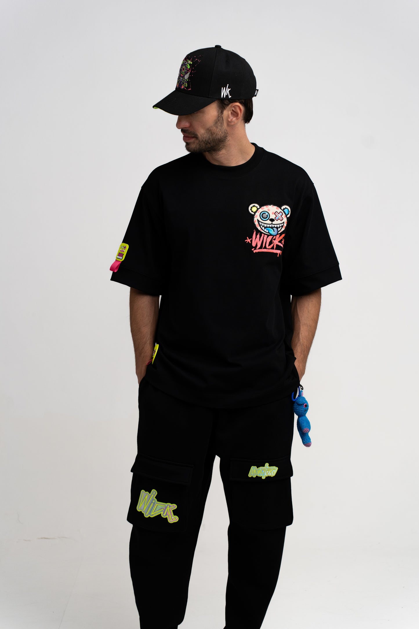 T-SHIRT OVERSIZED TOXIC BLACK