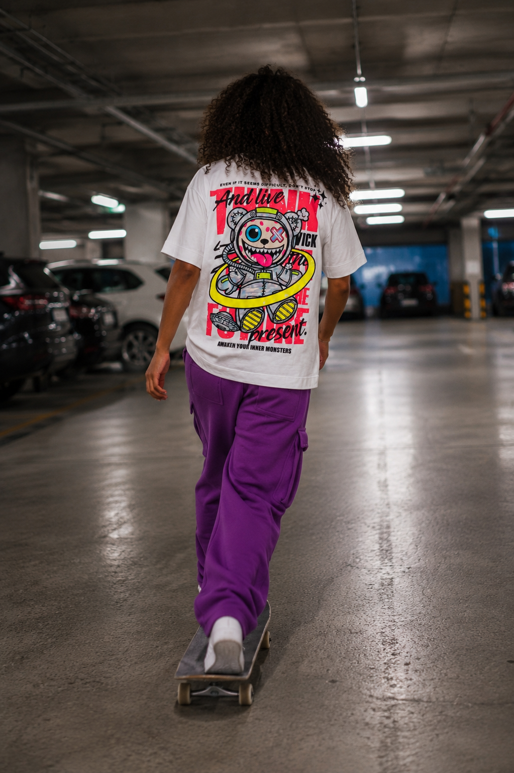 TOXIC SPACE WHITE T-SHIRT