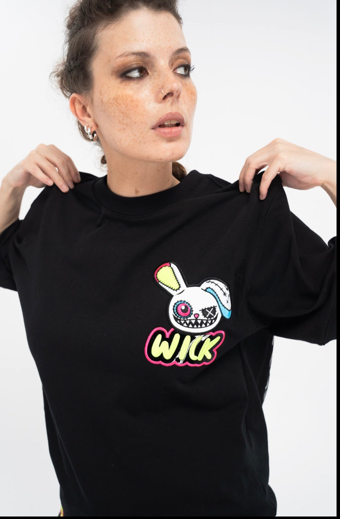 CRAZY BUNNY T-SHIRT BLACK