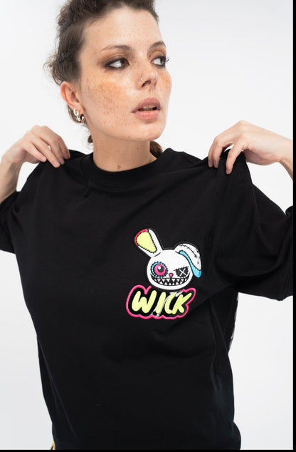 CRAZY BUNNY T-SHIRT BLACK