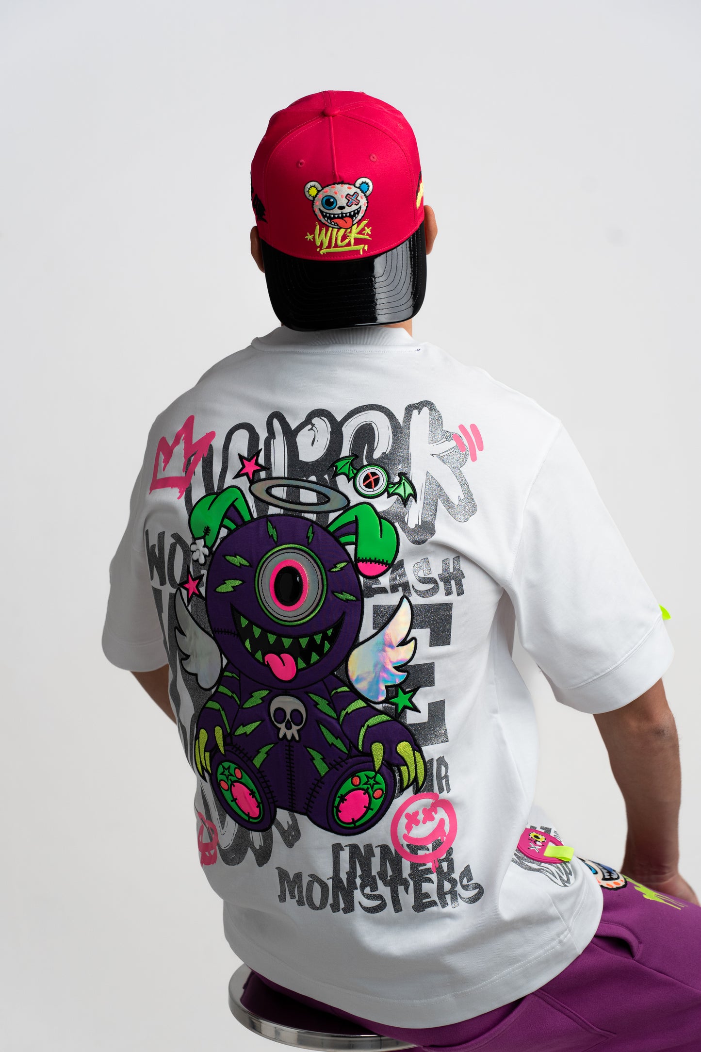 T-SHIRT OVERSIZED WARLOCK WHITE