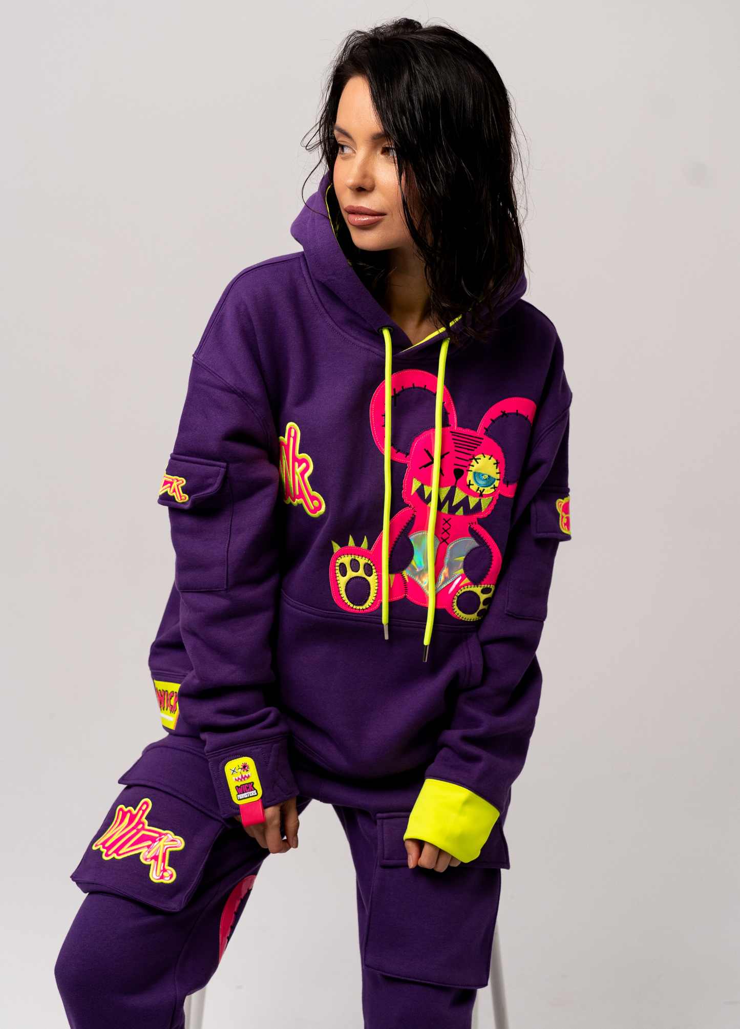 LOVE PURPLE HOODIE