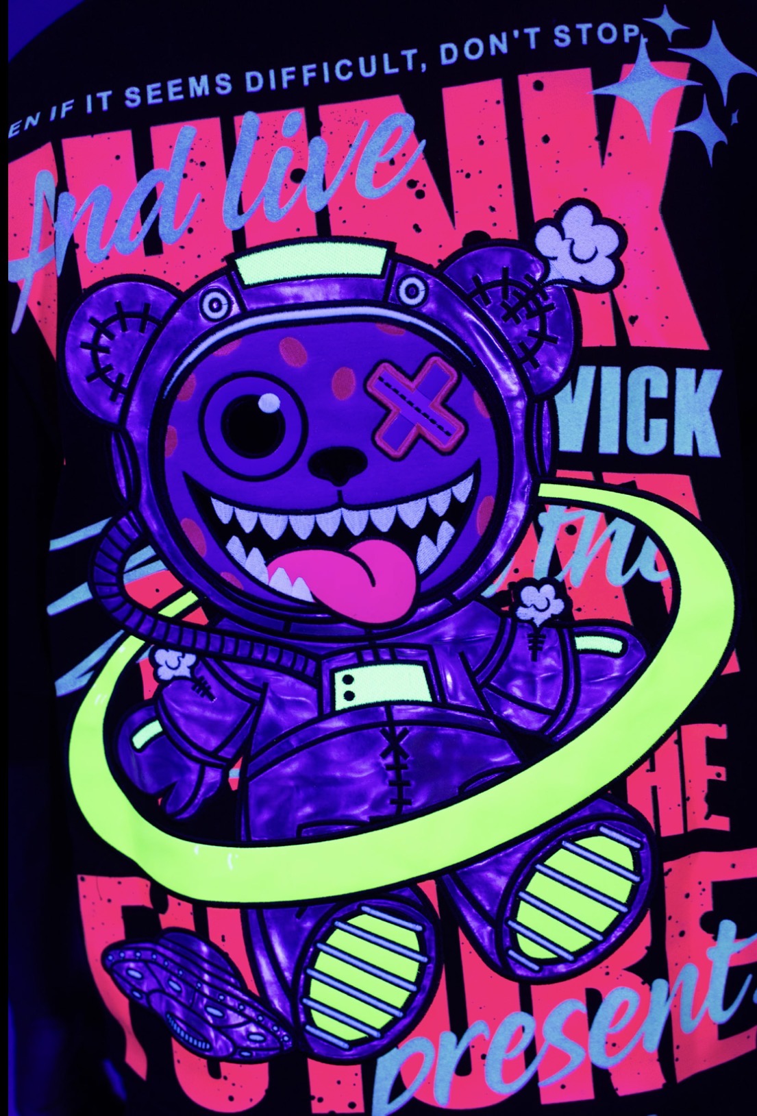 TOXIC SPACE BLACK T-SHIRT