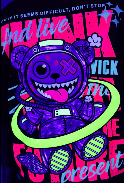 TOXIC SPACE BLACK T-SHIRT