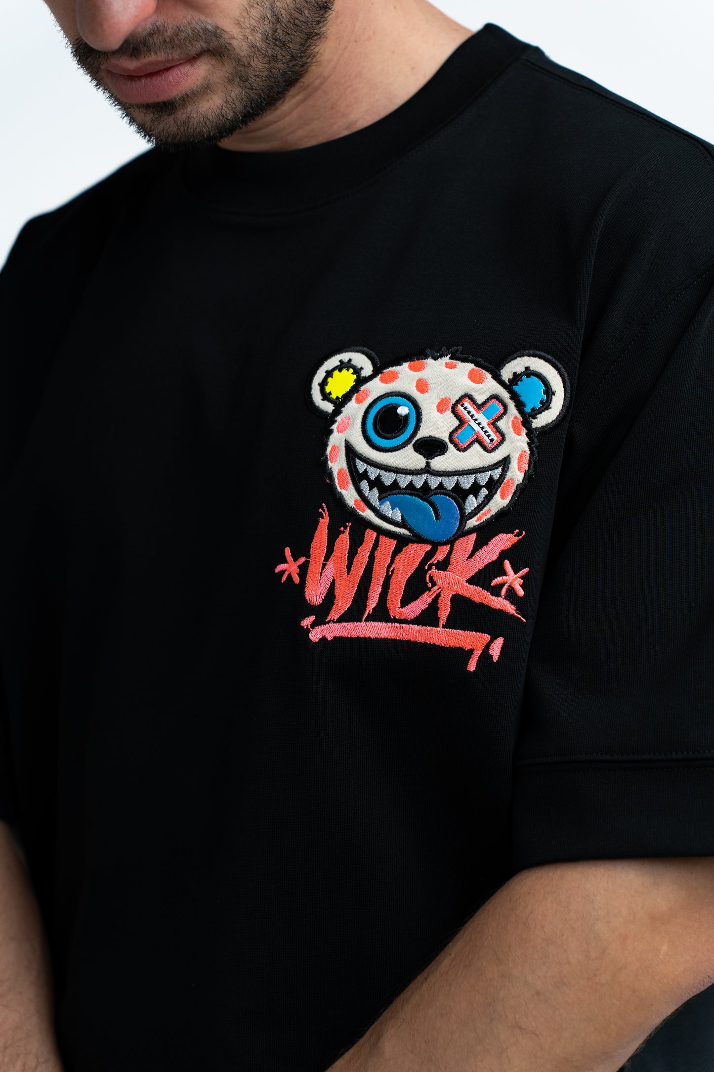 T-SHIRT OVERSIZED TOXIC BLACK