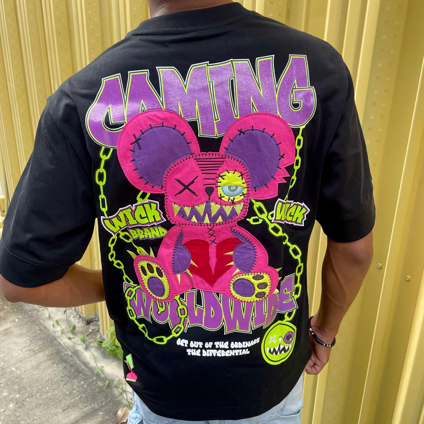 CADENA NEGRA OVERSIZE