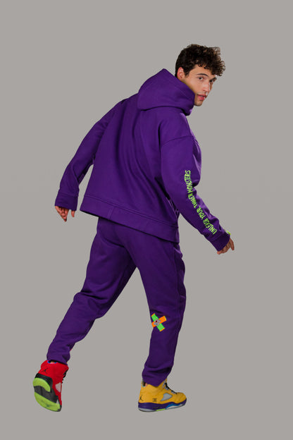 NEON PURPLE SWEATPANTS