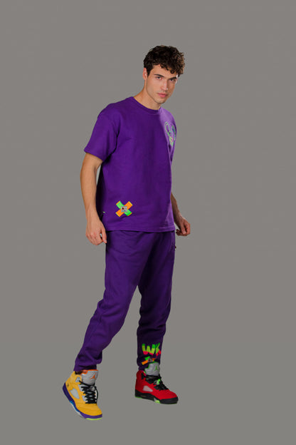 NEON PURPLE SWEATPANTS