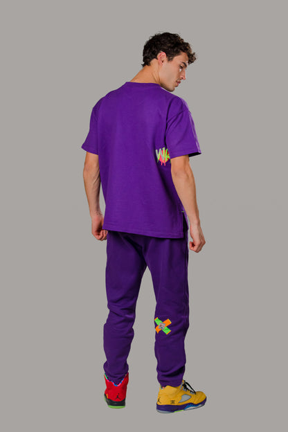 NEON PURPLE SWEATPANTS