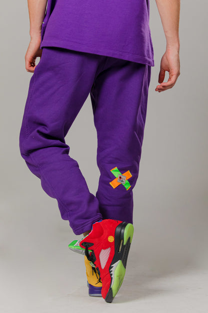 NEON PURPLE SWEATPANTS