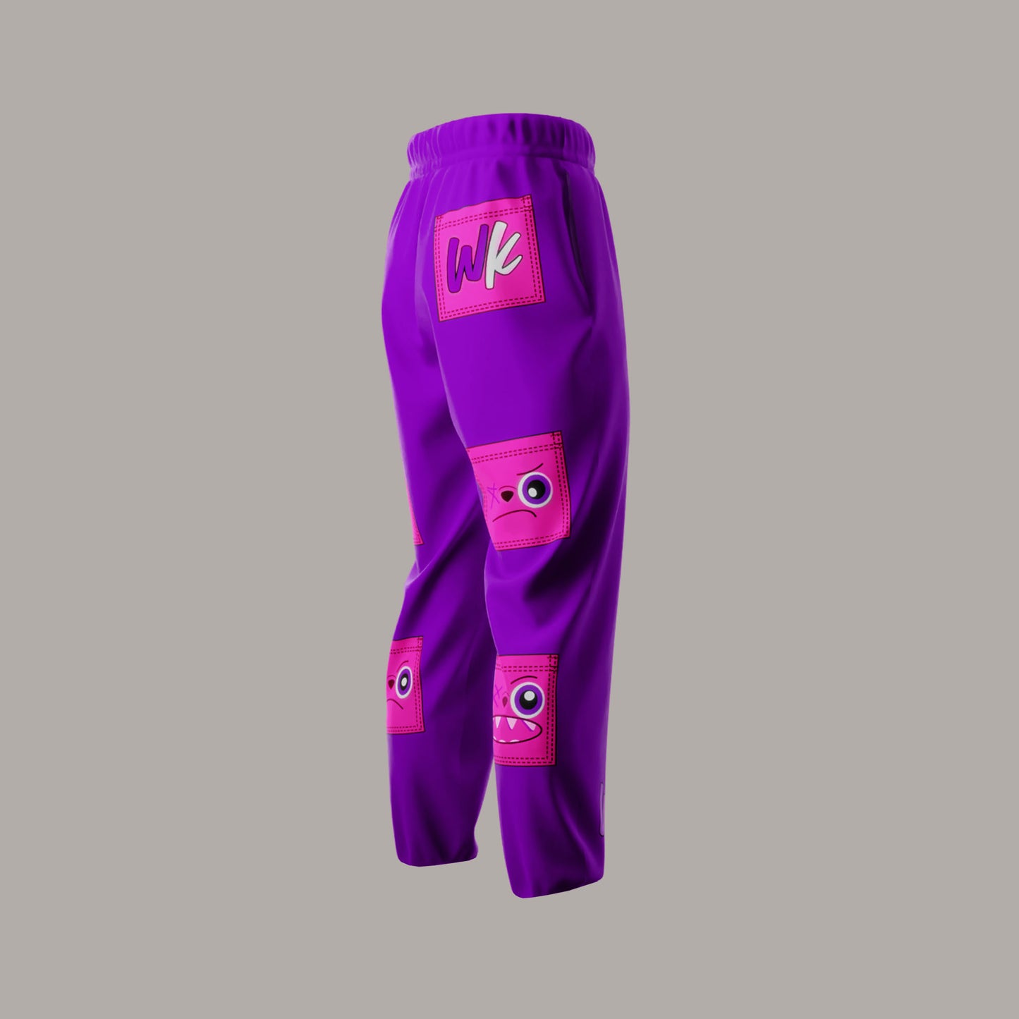 PURPLE & PINK SWEATPANTS