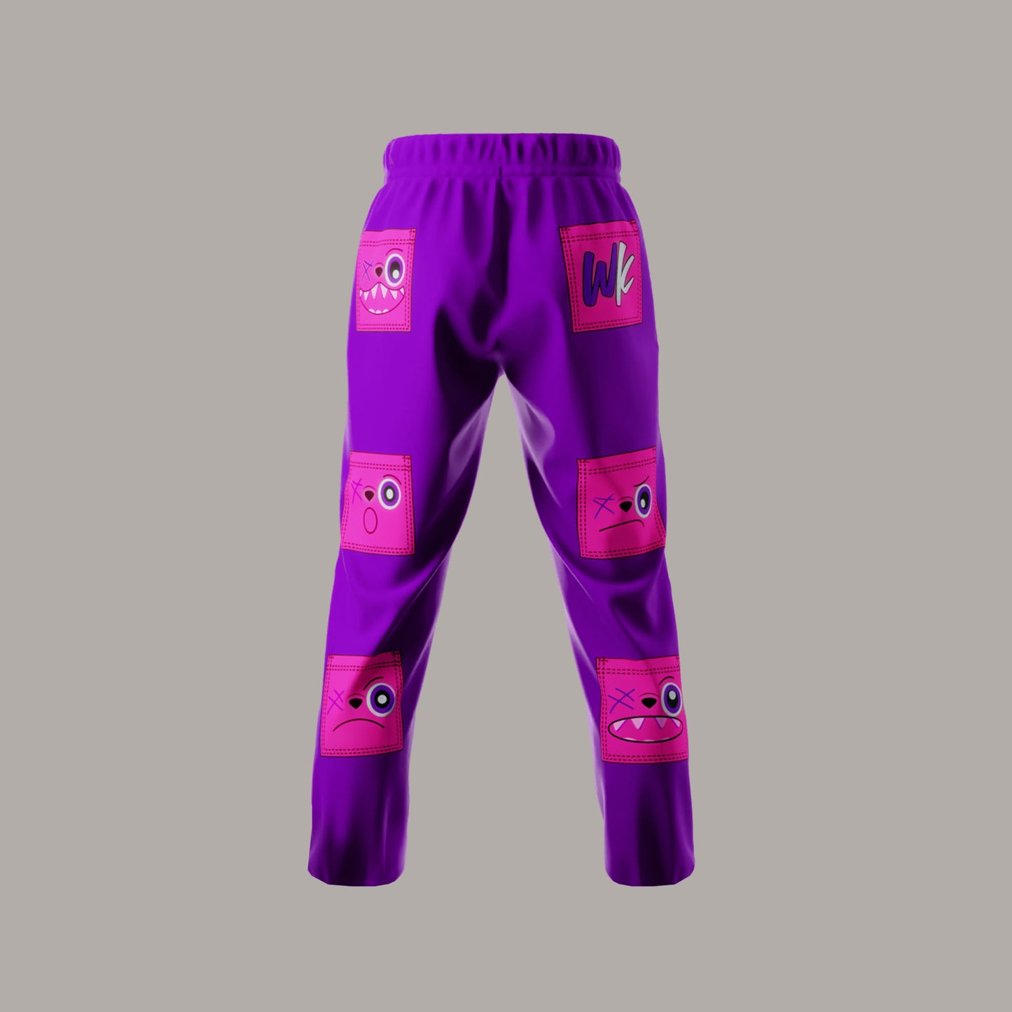 PURPLE & PINK SWEATPANTS