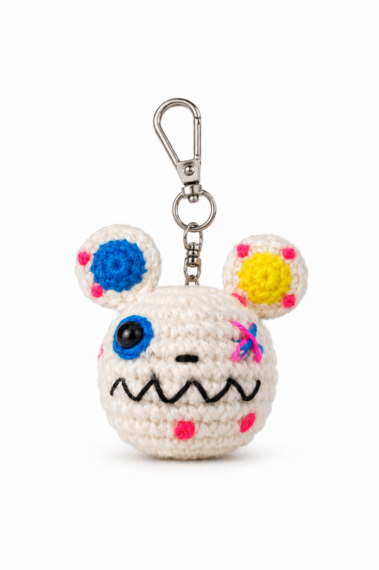 AMIGURUMI TOXIC KEYRING