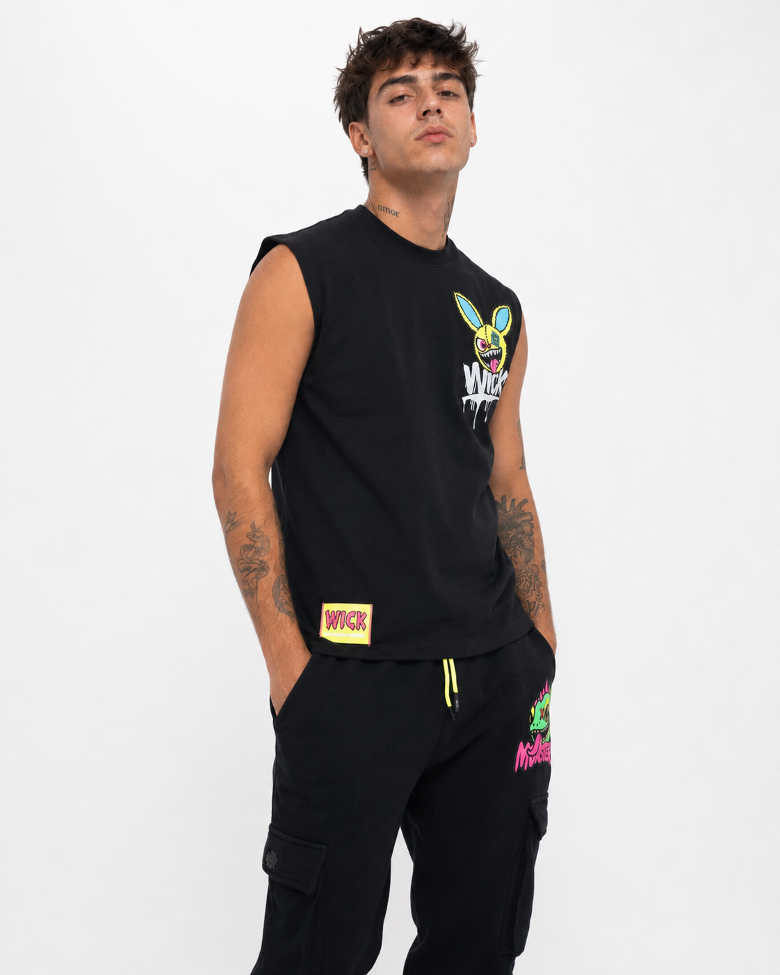 REBEL TANK TOP BLACK