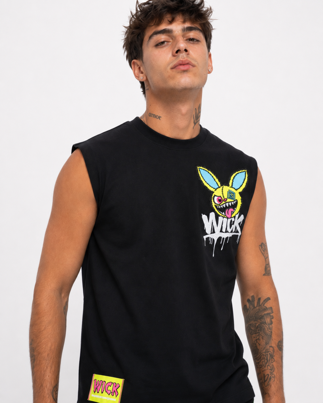 REBEL TANK TOP BLACK