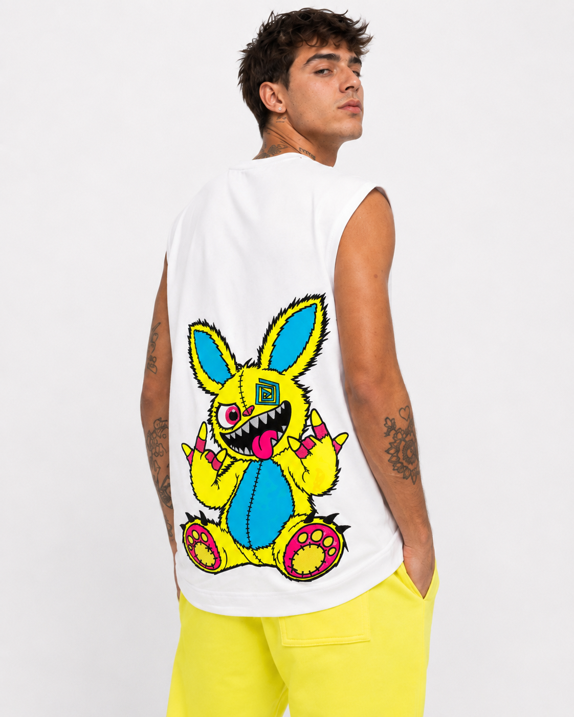 REBEL TANK TOP WHITE