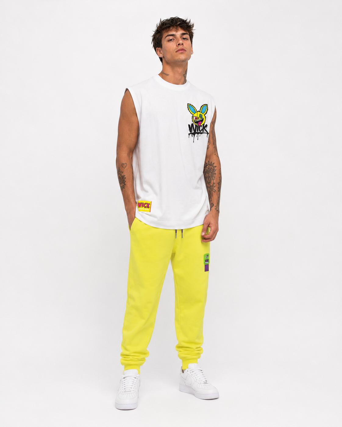 REBEL TANK TOP WHITE
