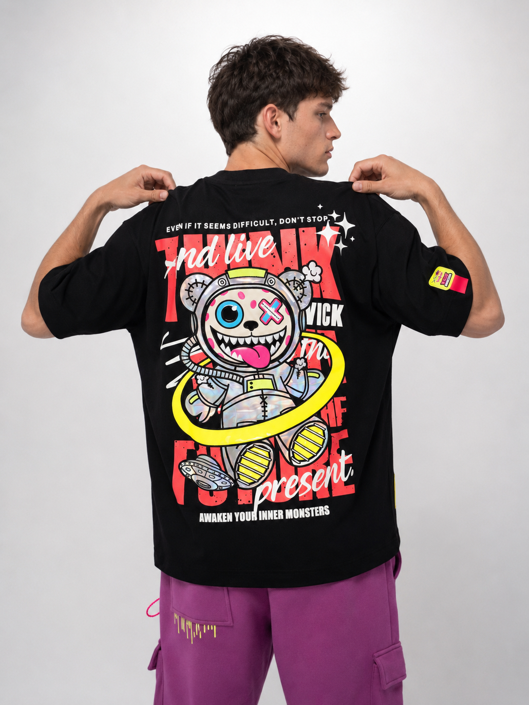 TOXIC SPACE BLACK T-SHIRT